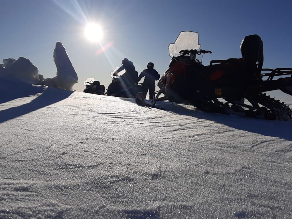 Sunrise / Sunset Safari with Snowmobiles