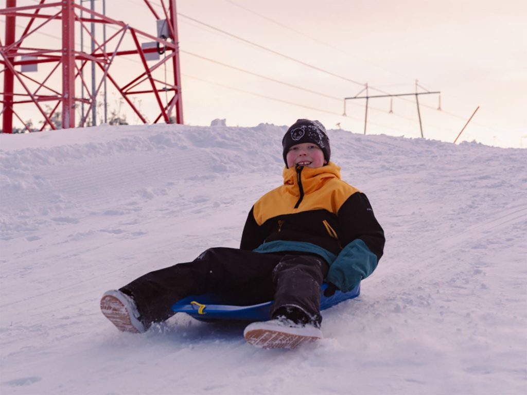 Winter Sled Adventure in Kalli Ski Resort